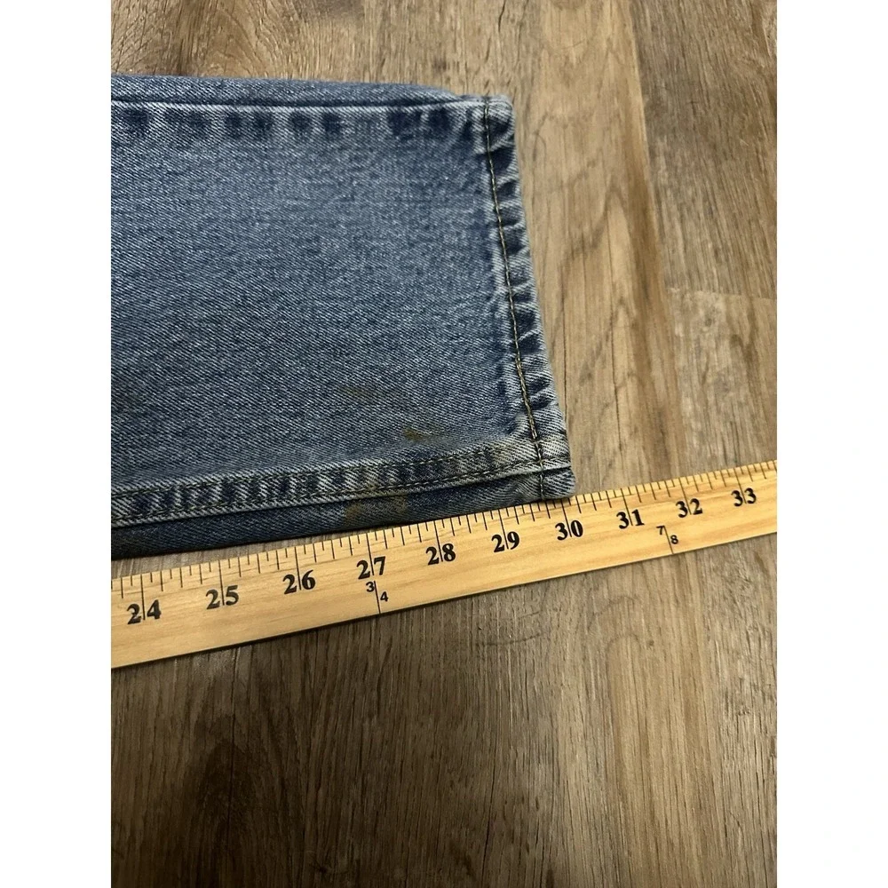 Levis 505 Jeans‎ Mens 32x32 Blue Regular Straight Mid Rise Medium Wash